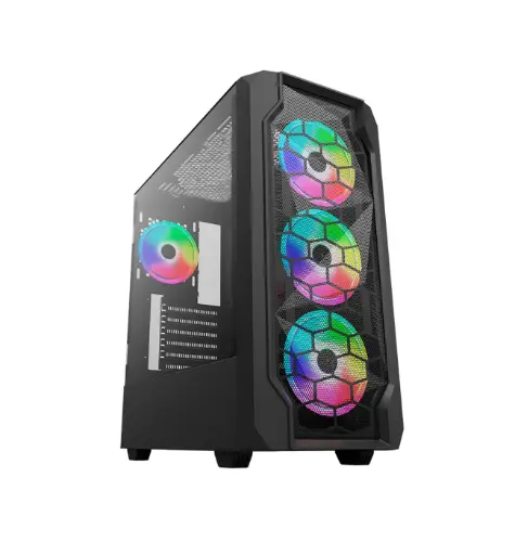 [810098151535] CASE CHECKPOINT SPECTRE-300 4 FAN RGB X 120MM FRONTALES 1 POSTERIOR X 120MM CP-CA-1011
