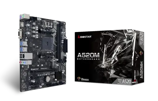 [4712960687325] TARJETA MADRE BIOSTAR A520MT AM4 DDR4