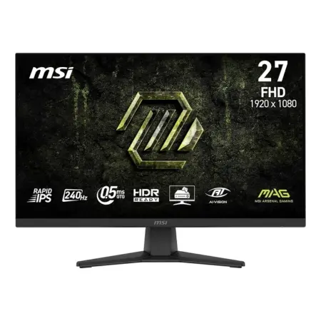 [4711377337168] MONITOR MSI 27" MS-3CE5 MAG 272F X24 240HZ 0.5MS HDR 1920X1080 FHD HDMI + DISPLAYPORT 