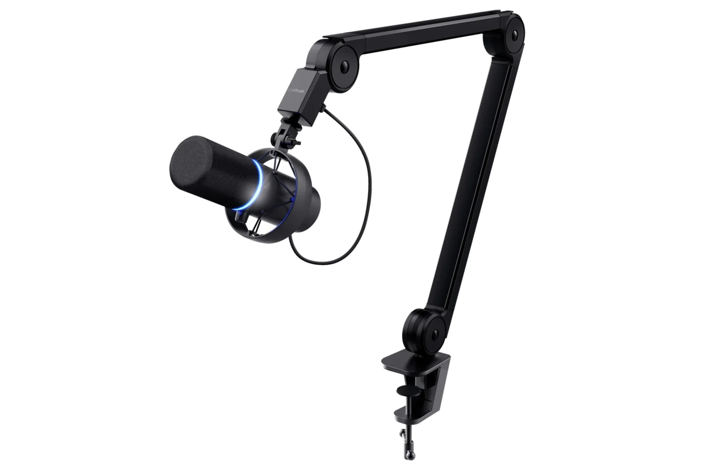 [8713439243543] MICROFONO PROFESIONAL TRUST PARA STREAMING CON BRAZO AJUSTABLE GXT255+ ONYX 24354 